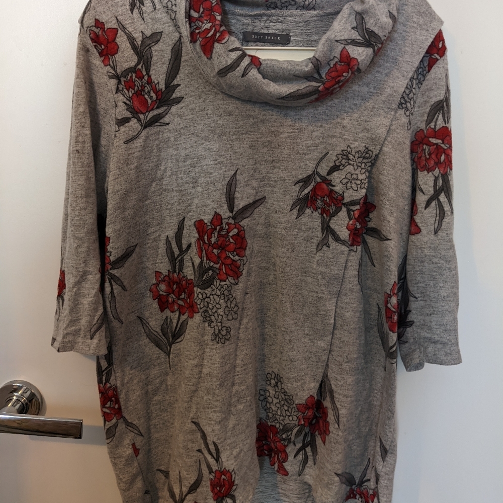 Wrap front smock